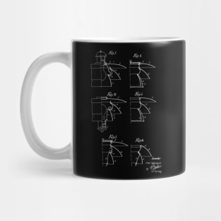 shade holder for electric lamps Vintage Patent Hand Drawing Mug